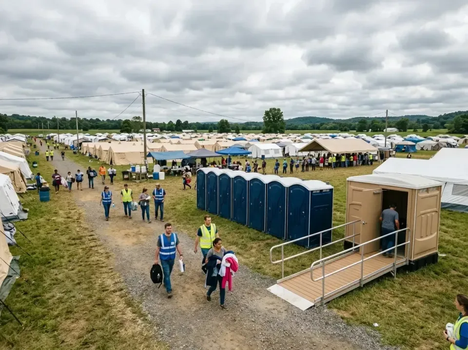 disaster-relief-camp-restrooms-010 — frequently asked questions, Dumpster & Portable Bathrooms Rental in Morrisville, NC